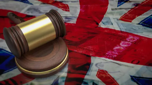 Engelsk Lag Hänvisar Till Det Rättssystem Och Lagar Som Gäller — Stockfoto