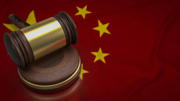 中国の法律とは 中華人民共和国で施行されている法律制度と法律のことである 中国には 民法と社会主義の法的伝統の両方の影響を受けたユニークな法制度があります — ストック写真