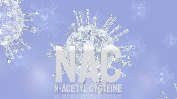 stock image N-acetylcysteine (NAC) is a compound that is derived from the amino acid cysteine. It serves as a precursor for the synthesis of glutathione, an important antioxidant in the body.