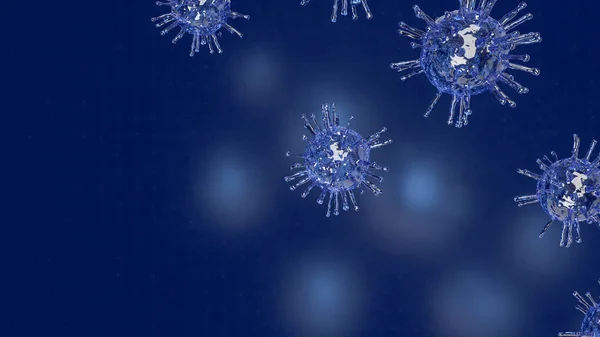 Med Coronavirus Avses Virusfamilj Som Känd För Att Orsaka Sjukdomar — Stockfoto