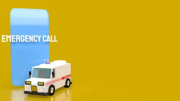 紧急呼叫 Emergency Call 也称为遇险呼叫 Distress Call 是一个紧急呼叫 是在危急或威胁生命的情况下 要求立即提供帮助 — 图库照片