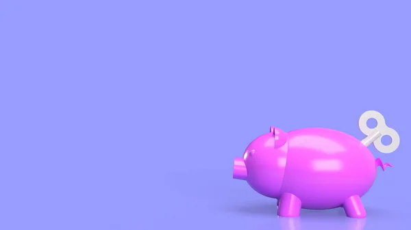 은행은 아이들이 저장하고 수집하는 사용되는 간단하고 전통적인 도구입니다 그것은 돼지의 — 스톡 사진
