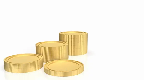 Las Monedas Oro Son Piezas Físicas Moneda Hechas Principalmente Oro —  Fotos de Stock