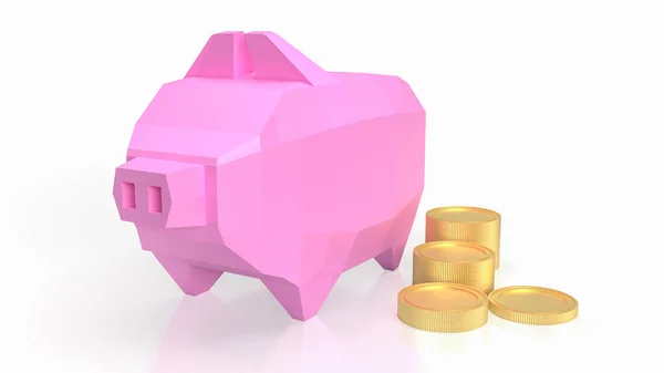 Banco Piggy Recipiente Pequeno Geralmente Cerâmico Plástico Que Comumente Usado — Fotografia de Stock