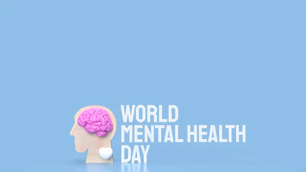 Journée Mondiale Santé Mentale Est Célébrée Chaque Année Octobre Afin — Photo