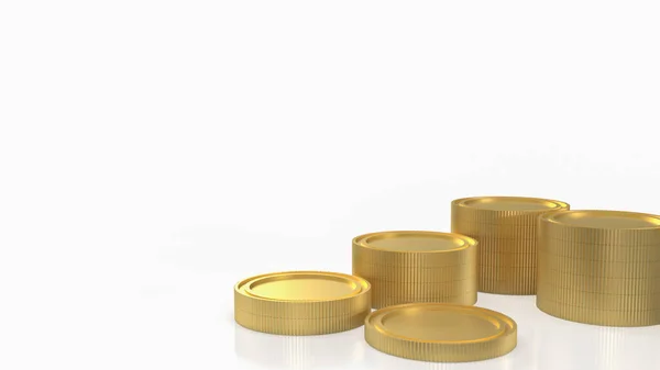 Las Monedas Oro Son Monedas Físicas Hechas Principalmente Oro Metal — Foto de Stock