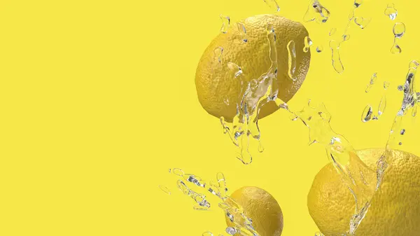 Lemon Bright Yellow Citrus Fruit Known Its Distinctive Tart Flavor — Stock Photo, Image