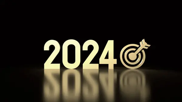 2024年は 歴史的な傾向 進行中の開発 および予想される出来事に基づいて包含されるかもしれない ただし 将来のイベントや状況は変更される可能性がありますのでご注意ください — ストック写真