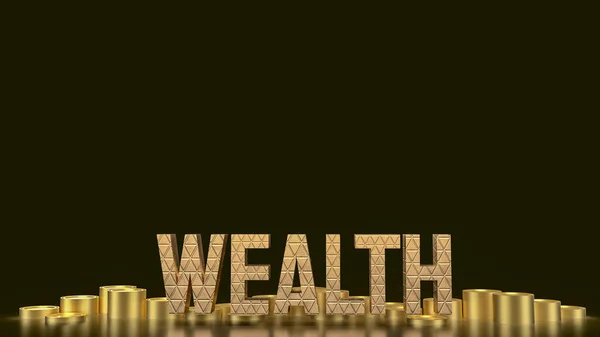 Reichtum Ist Ein Begriff Der Eine Breite Palette Materieller Finanzieller — Stockfoto