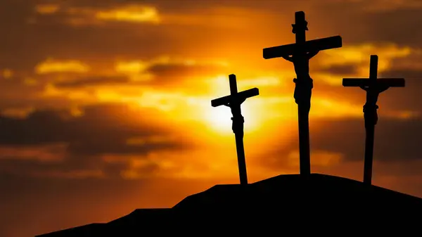 Crucificação Jesus Evento Significativo Teologia Cristã Central Para Narrativa Cristã — Fotografia de Stock