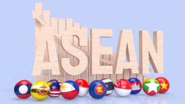 Güneydoğu Asya Ulusları Derneği 'ni temsil eden ASEAN, on Güneydoğu Asya ülkesinden oluşan bir bölgesel hükümetler arası örgüt. 8 Ağustos 1967 'de kuruldu.