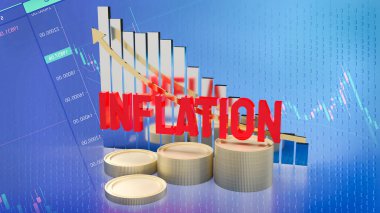 Inflation refers to the rate at which the general level of prices for goods and services in an economy rises, leading to a decrease in the purchasing power of a currency.  clipart