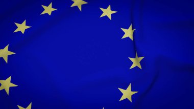 Avrupa Birliği 'nin bayrağı mavi zemin üzerinde 12 altın yıldızlı bir çemberden oluşmaktadır. Tasarım Bakire Meryem 'in sembolünden esinlenilmiştir ve 12 yıldız birliği temsil etmektedir..