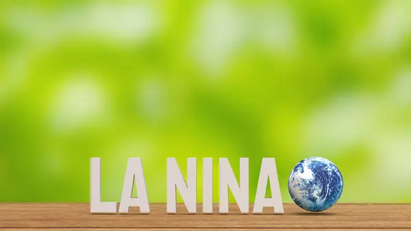 stock image La Nina is a climate phenomenon that represents the cold phase of the El Nino Southern Oscillation  ENSO  cycle. 