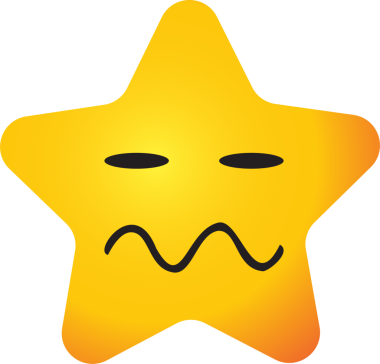 Dekor konsepti için Yıldız duygu simgeleri