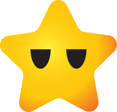 Dekor konsepti için Yıldız duygu simgeleri