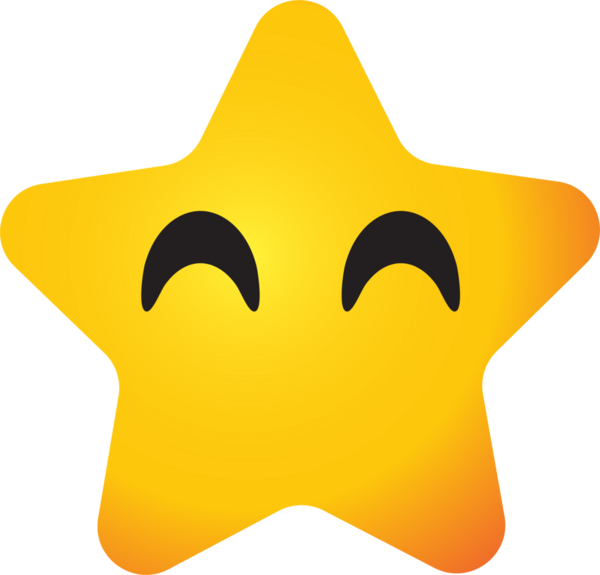 Dekor konsepti için Yıldız duygu simgeleri