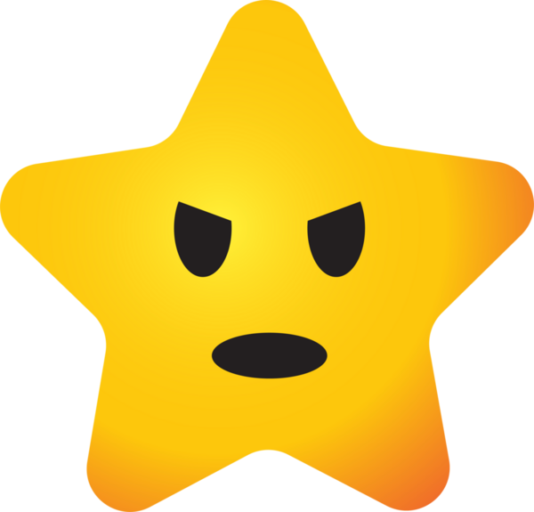 Dekor konsepti için Yıldız duygu simgeleri