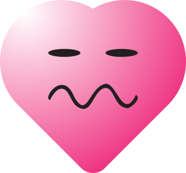 Aşk ya da sevgililer günü konsepti için duygu simgeleri