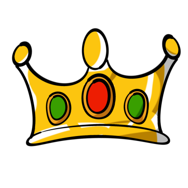 Kraliyet veya lüks konsepti için taç png imajı çiziyor.