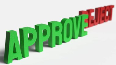 Beyaz arkaplan resmi için yeşil Onay 3d oluşturma.