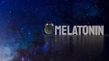 Melatonin doğal olarak beyindeki beyin epifizi tarafından üretilen bir hormondur, öncelikle vücudun uyku-uyanma döngüsünü veya sirkadyan ritmini düzenlemekten sorumludur.. 