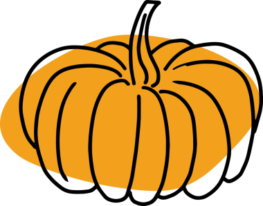 Şükran Günü konsepti için kabak resmi