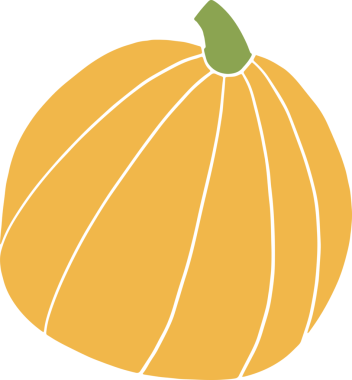 Sonbahar kutlaması ya da tatil konsepti için balkabağı ve yaprak.