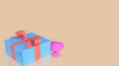 Kutlama için hediye kutusu ya da 3D tatil konsepti. Bu Adobe Boyutu ve Blender 3d programı tarafından oluşturulan bir resim..
