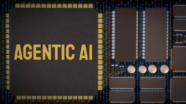 Teknolojinin güncel ai 'si ya da onun konsepti 3D oluşturma.