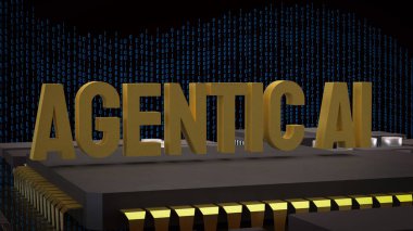 Teknolojinin güncel ai 'si ya da onun konsepti 3D oluşturma.