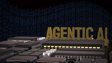 Teknolojinin güncel ai 'si ya da onun konsepti 3D oluşturma.