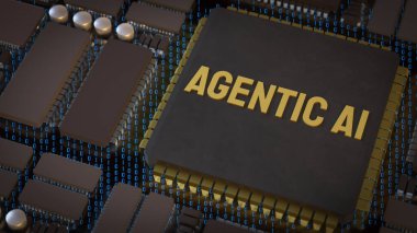 Teknolojinin güncel ai 'si ya da onun konsepti 3D oluşturma.