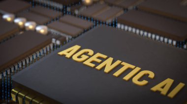 Teknolojinin güncel ai 'si ya da onun konsepti 3D oluşturma.