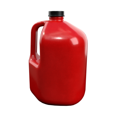 Plastik Galon PNG resim 3d oluşturma.