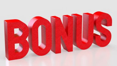 İş ya da İş Konsepti 3D Yeniden Sözcük Verme İkramiyesi.