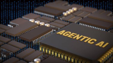 Teknolojinin güncel ai 'si ya da onun konsepti 3D oluşturma.