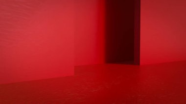 Arkaplan için kırmızı doku veya soyut kavram 3d oluşturma.