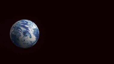 Eğitim veya bilim konsepti 3D Hazırlama için Siyah Arkaplan Dünyası.