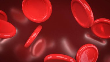 Bilim veya Sağlık İçin Hücre Kanı Konsepti 3D Hazırlama.