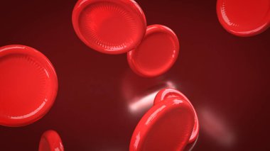 Bilim veya Sağlık İçin Hücre Kanı Konsepti 3D Hazırlama.