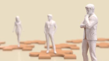 Yapboz işi, bir şirketin farklı parçalarını ya da stratejisini temsil eder. Yapboz parçaları gibi bir araya gelerek tam bir tablo oluşturur..