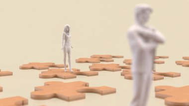 Yapboz işi, bir şirketin farklı parçalarını ya da stratejisini temsil eder. Yapboz parçaları gibi bir araya gelerek tam bir tablo oluşturur..