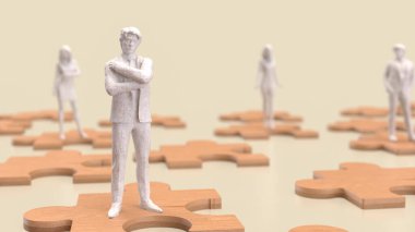 Yapboz işi, bir şirketin farklı parçalarını ya da stratejisini temsil eder. Yapboz parçaları gibi bir araya gelerek tam bir tablo oluşturur..