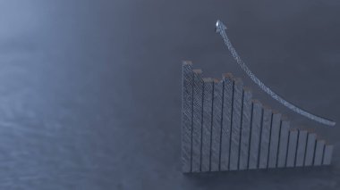 İşletme Konsepti 3d Hazırlama için Grafik Okçuluğu.