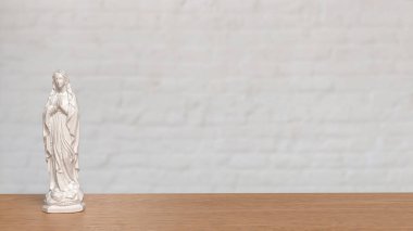 Din için Bakire Meryem ya da Tatil Konsepti 3D Hazırlama.