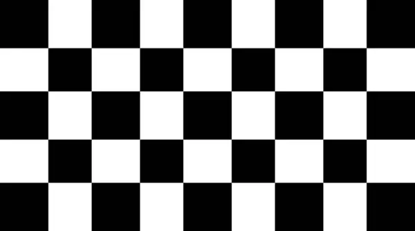 Siyah-beyaz kare ve dikdörtgen geometrik şekiller. Satranç deseni. Geçmişi. Vektör illüstrasyonu 