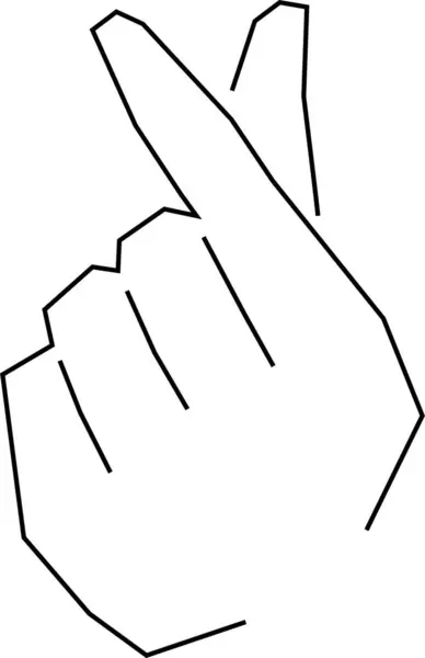 Kalp sembolü parmaklarla yapılmış. Şeffaf arkaplan ile özet vektör çizimi.