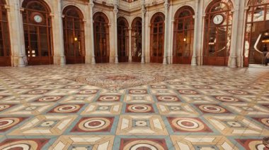 PORTO, Portugal, 16 June 2025 - Palacio da Bolsa Stock Exchange Palace showcases opulent neoclassical stonework and wrought iron balconies beside the historic riverfront district in Porto, Portugal
