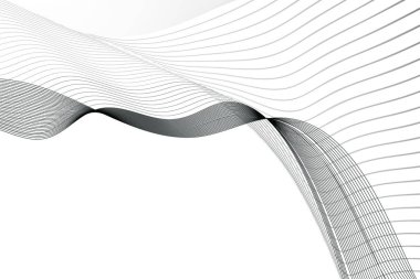 Beyaz dalgalar soyut arkaplan